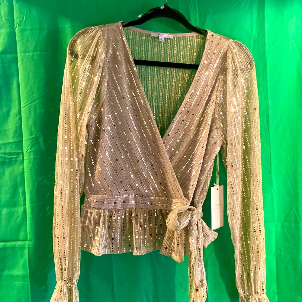 Silver Sequined blouse